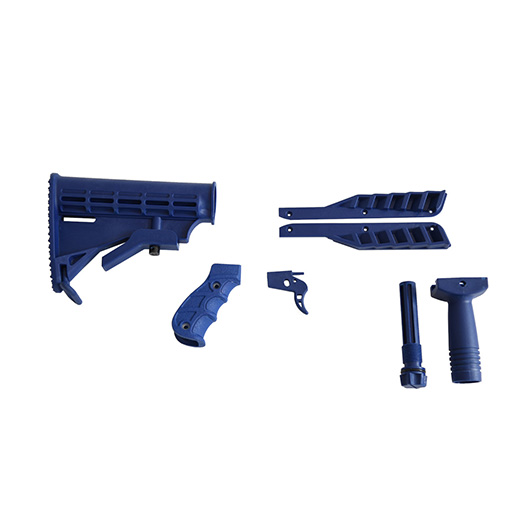 Steambow Customizing Kit fr AR-6 Stinger II blau Schultersttze, Griffschalen, Abzug...