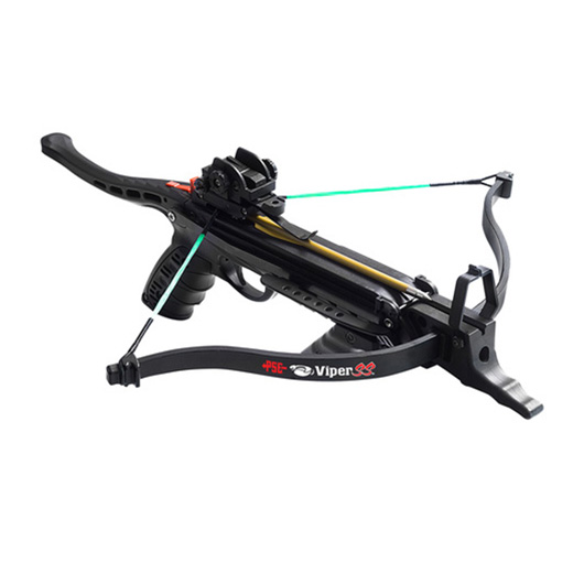 PSE Archery Pistolenarmbrust Viper SS 50 lbs inkl. 3 Pfeile, Frontgriff und Sehnenwachs schwarz