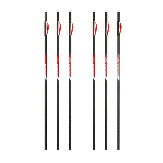 Black Eagle Armbrustpfeil Executioner 20 Carbon ohne Spitze 6er Pack