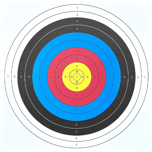 Zielscheibenauflage 43 x 43 cm 10 Stck