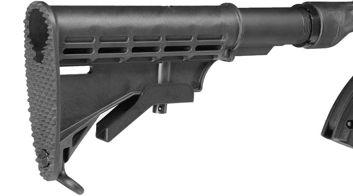 Steambow Repetierarmbrust AR-6 Stinger II Tactical Version 2023 mit Magazin 55 lbs schwarz inkl. 6 Pfeile Bild 11