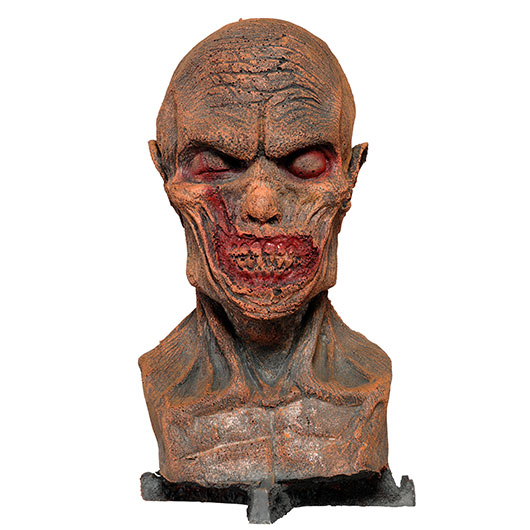 Zombiekopf lebensgro aus Schaumgummi Bild 1