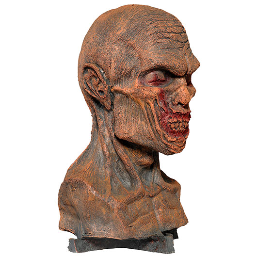 Zombiekopf lebensgro aus Schaumgummi Bild 5
