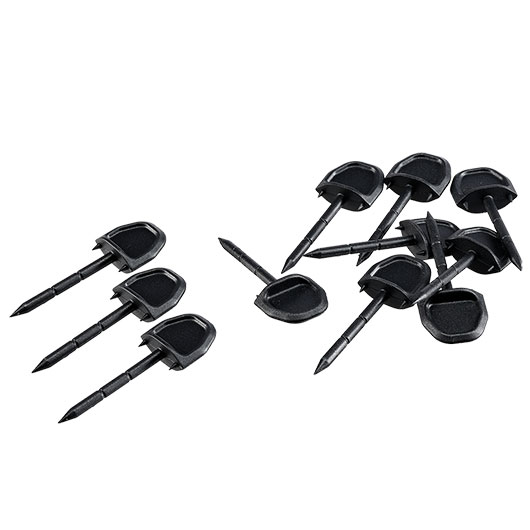 EK Archery Zielscheibenpins schwarz 12 Stck