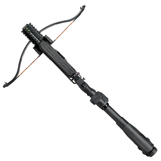 Steambow Repetierarmbrust AR-Series M10 Tactical 75 lbs schwarz Komplettset inkl. Transportkoffer Bild 9