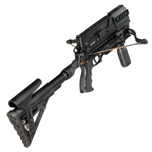 Steambow Repetierarmbrust AR-Series M10 Tactical 75 lbs schwarz inkl. Magazin & bungspfeile Bild 3