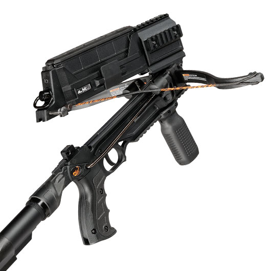 Steambow Repetierarmbrust AR-Series M10 Tactical 75 lbs schwarz inkl. Magazin & bungspfeile Bild 4