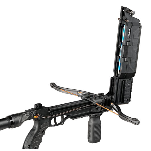 Steambow Repetierarmbrust AR-Series M10 Tactical 75 lbs schwarz inkl. Magazin & bungspfeile Bild 5