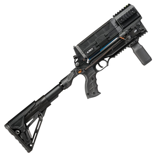 Steambow Repetierarmbrust AR-Series M10 Tactical 75 lbs schwarz inkl. Magazin & bungspfeile Bild 6