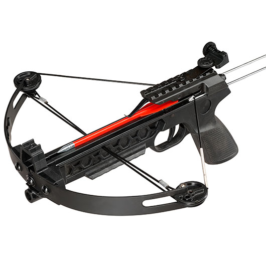 JS-Archery Compound Pistolenarmbrust 50 lbs / 120 fps Set mit 3 Bolzen schwarz Bild 7