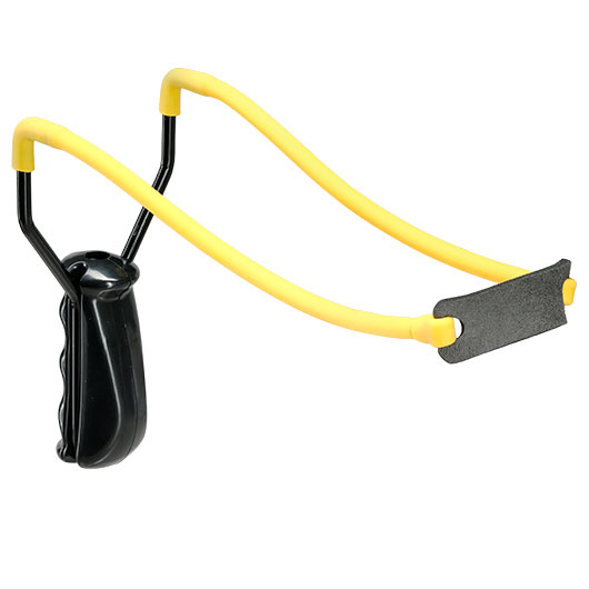BGS Schleuder Standard mit gelbem Gummi schwarz Bild 3