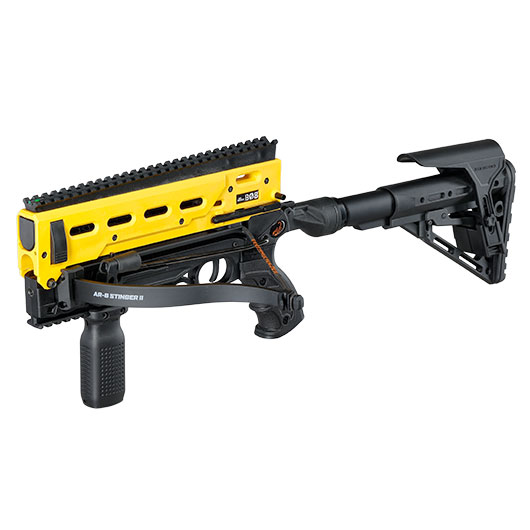 Steambow Repetierarmbrust AR-Series B08 Tactical Kugelarmbrust .68 schwarz inkl. 8 Schuss Magazin