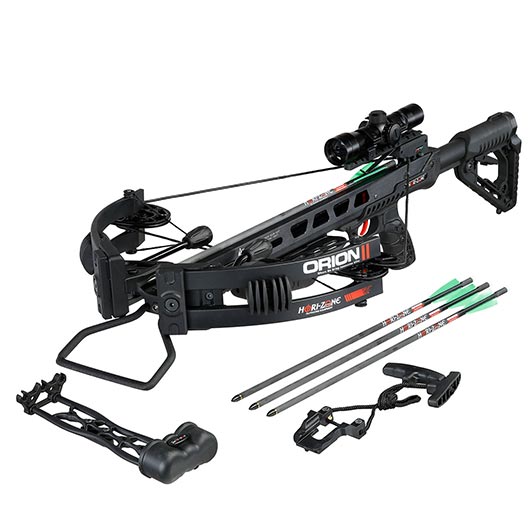 Hori-Zone Compound Armbrust Orion II 205 lbs / 400 fps Komplettset schwarz