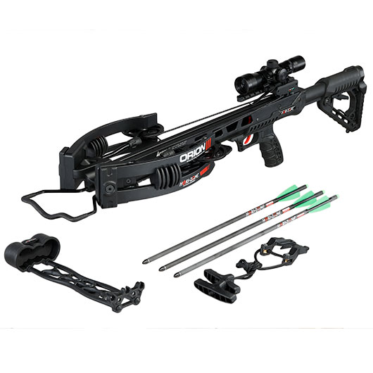 Hori-Zone Compound Armbrust Orion III 210 lbs / 420 fps Komplettset schwarz
