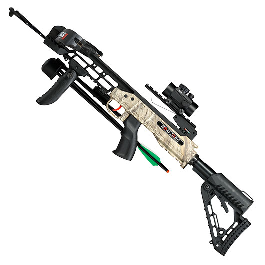 Hori-Zone Recurve Armbrust Pegasus III 185 lbs / 275 fps Komplettset camo / schwarz Bild 2