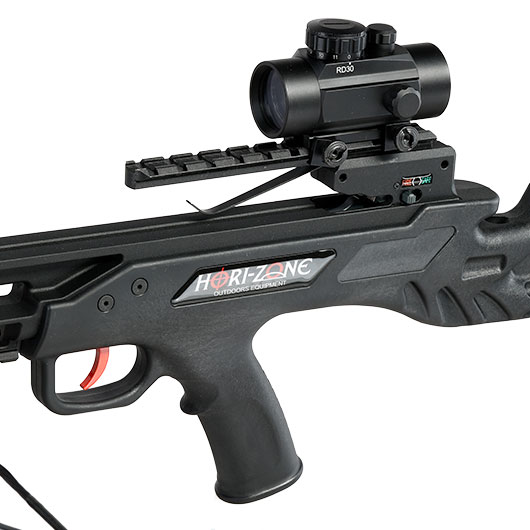 Hori-Zone Recurve Armbrust Pegasus II 175 lbs / 265 fps Komplettset schwarz Bild 8