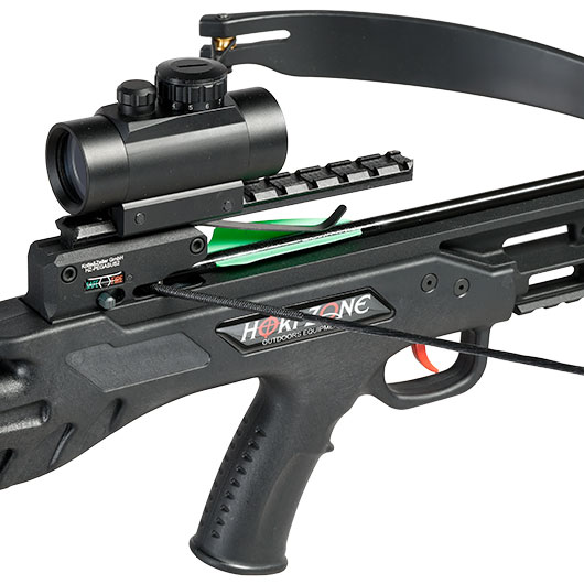 Hori-Zone Recurve Armbrust Pegasus II 175 lbs / 265 fps Komplettset schwarz Bild 9