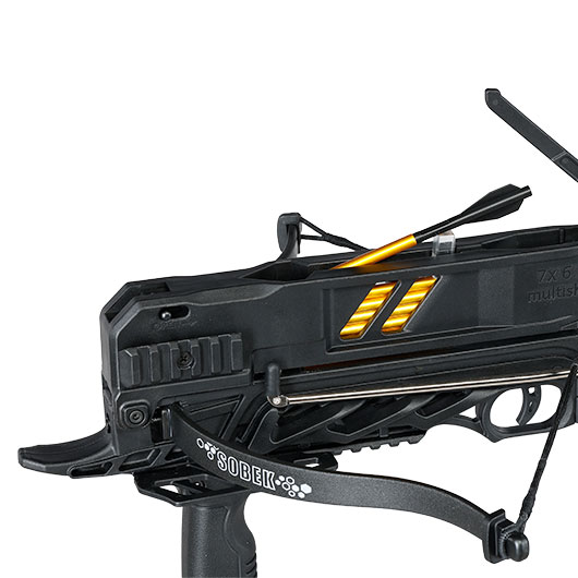 Man Kung Repetierarmbrust Sobek 80 lbs / 185 fps Komplettset mit 7 Schuss Magazin schwarz Bild 8