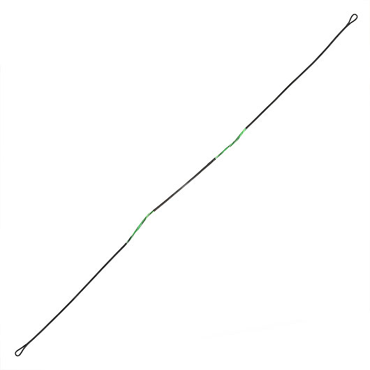 Hori-Zone Ersatzsehne f�r Compound Armbrust Alpha-XT mit 185 lbs schwarz / gr�n Bild 1