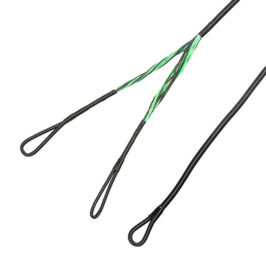 Hori-Zone Ersatzkabel Set / Cables Set f�r Compound Armbrust Alpha-XT mit 185 lbs schwarz / gr�n Bild 2