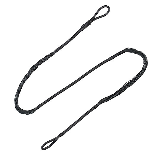 Man Kung Ersatzsehne f�r Recurve Armbrust Evident mit 150 lbs mit Endkappen schwarz