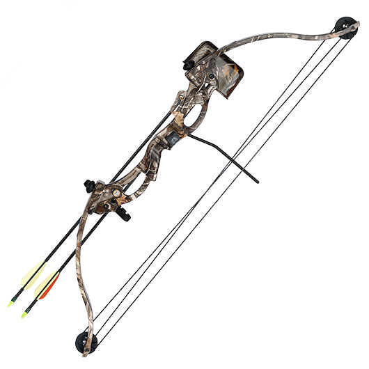 EK Archery Kirupira Compound Jugend Bogen Set 15 - 20 lbs inkl. K�cher / Pfeile / Armschutz camo Bild 1