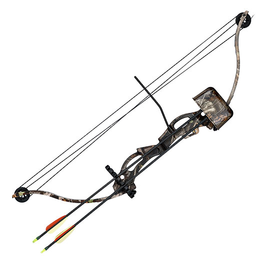 EK Archery Kirupira Compound Jugend Bogen Set 15 - 20 lbs inkl. K�cher / Pfeile / Armschutz camo Bild 3