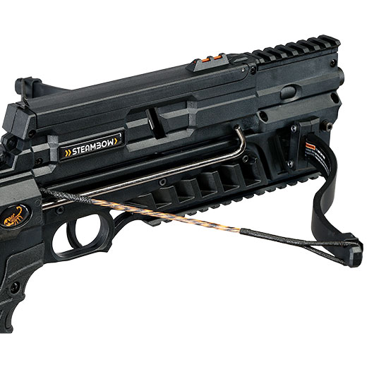 Steambow Repetierarmbrust AR-6 Compact 35 lbs / 150 fps Komplettset mit 6 Schuss Magazin schwarz Bild 10