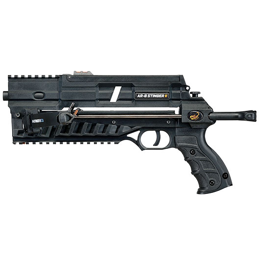 Steambow Repetierarmbrust AR-6 Compact 35 lbs / 150 fps Komplettset mit 6 Schuss Magazin schwarz Bild 2