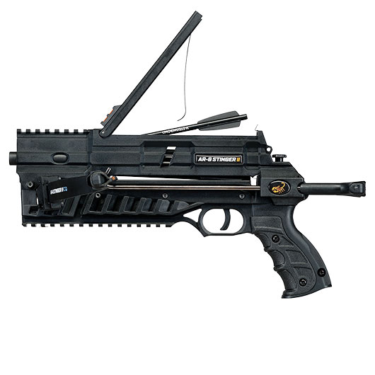 Steambow Repetierarmbrust AR-6 Compact 35 lbs / 150 fps Komplettset mit 6 Schuss Magazin schwarz Bild 3