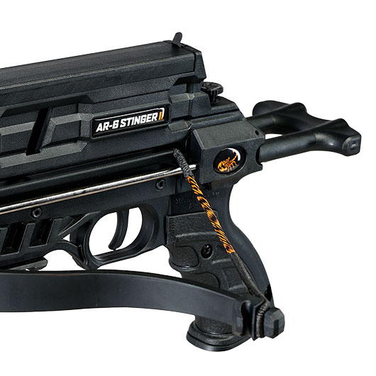 Steambow Repetierarmbrust AR-6 Compact 35 lbs / 150 fps Komplettset mit 6 Schuss Magazin schwarz Bild 9