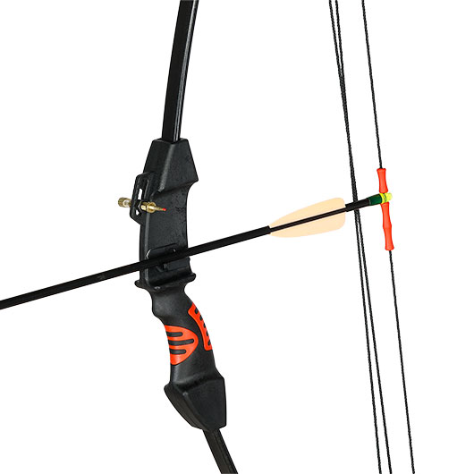 EK Archery Chameleon Compound Jugend Bogen Set 10 - 15 lbs inkl. K�cher / Pfeile / Armschutz schwarz Bild 7