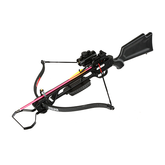 Armbrust Jaguar Recurve 175 lbs schwarz Komplettset inkl. Zielgert Kcher und viel Zubehr Bild 1