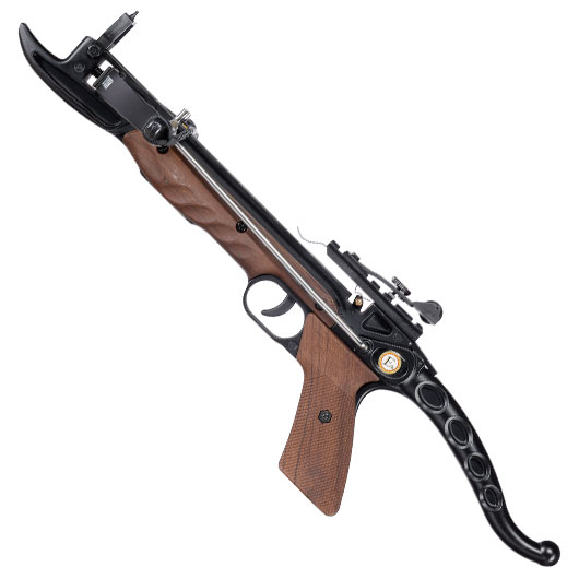 Pistolenarmbrust Cobra 80lbs mit Metallrahmen Holzlook Bild 2