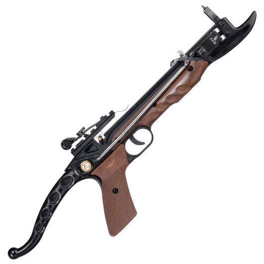 Pistolenarmbrust Cobra 80lbs mit Metallrahmen Holzlook Bild 3