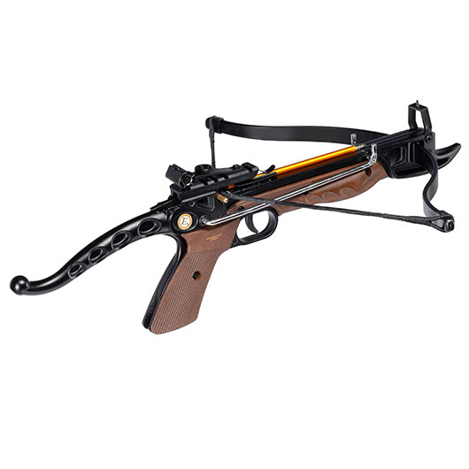 Pistolenarmbrust Cobra 80lbs mit Metallrahmen Holzlook Bild 4