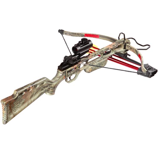 Armbrust Jaguar Recurve 175 lbs wood-camo Komplettset inkl. Zielgert Kcher und viel Zubehr Bild 4