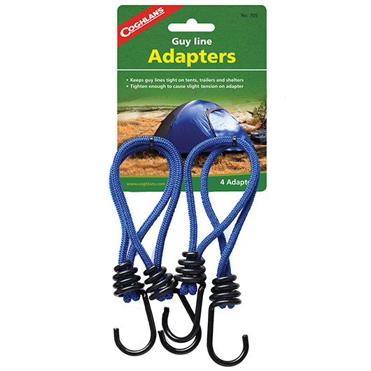 Adapter Gummis mit Haken, 4 Stck