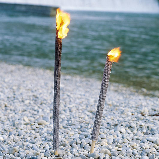 Basic Nature Wachsfackel 4er-Pack