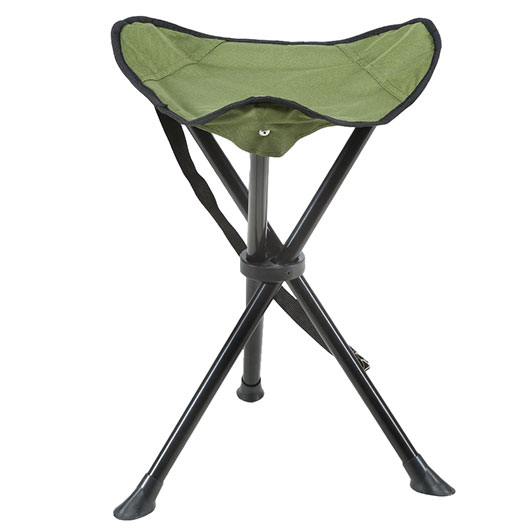 Klapphocker, Dreibein, oliv Bild 1