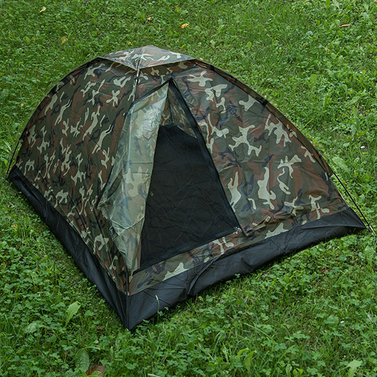 Mil-Tec Kuppelzelt Premium fr 2 Personen woodland