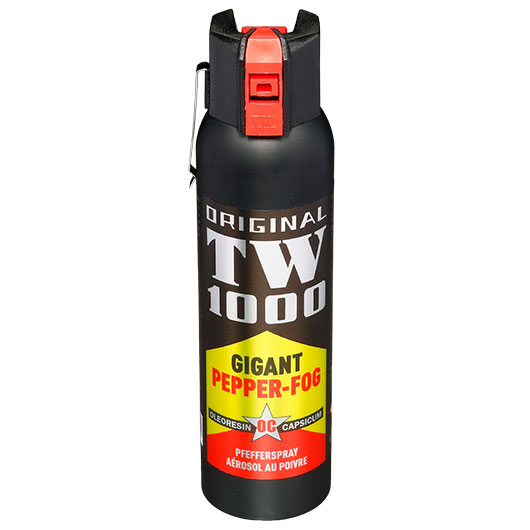 Abwehrspray TW1000 Pfefferspray Breitstrahl mit Weitstrahlventil, 150 ml