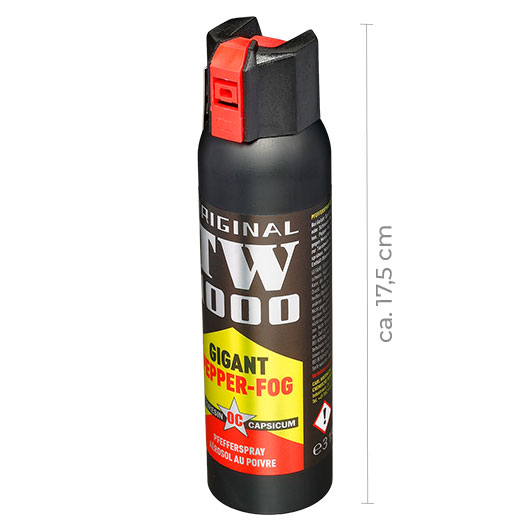 Abwehrspray TW1000 Pfefferspray Breitstrahl mit Weitstrahlventil, 150 ml Bild 1