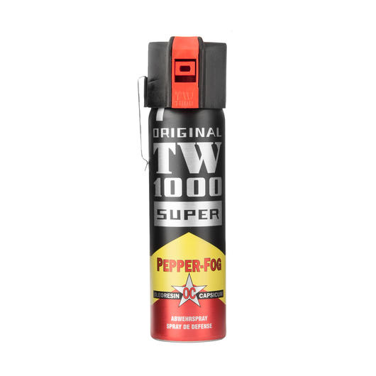 Abwehrspray TW1000 Pfefferspray Breitstrahl, 75ml Weitstrahlventil