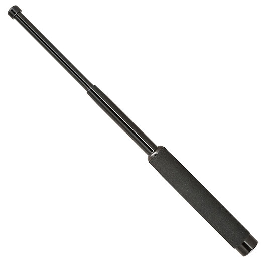 Teleskop Schlagstock 16 schwarz mit Holster