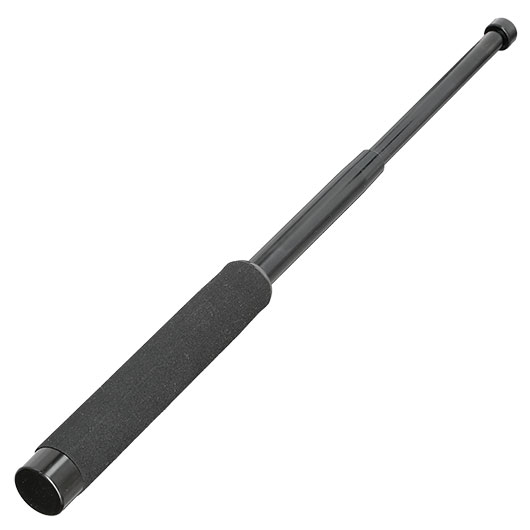 Teleskop Schlagstock 16 schwarz mit Holster Bild 2