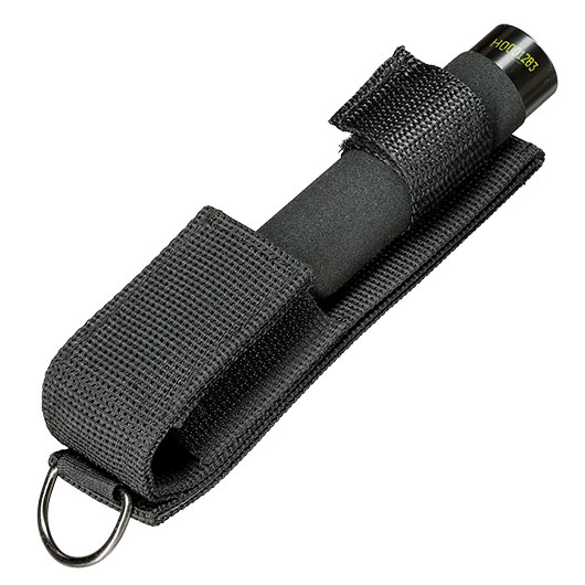 Teleskop Schlagstock 16 schwarz mit Holster Bild 4