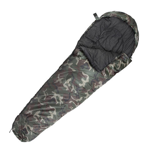 Mil-Tec Mumienschlafsack woodland Bild 1