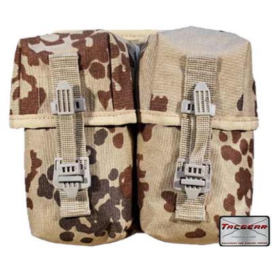 TacGear Magazintasche Doppel, tropentarn