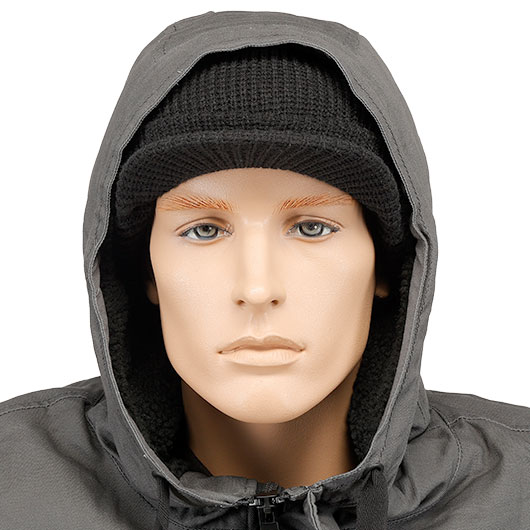 MFH US Schildmtze schwarz grobrippig gestrickt Bild 6